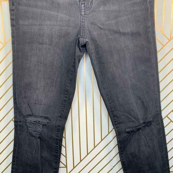 Madewell 9" Mid-Rise Skinny Jeans in Black Sea - Picture 6 of 12